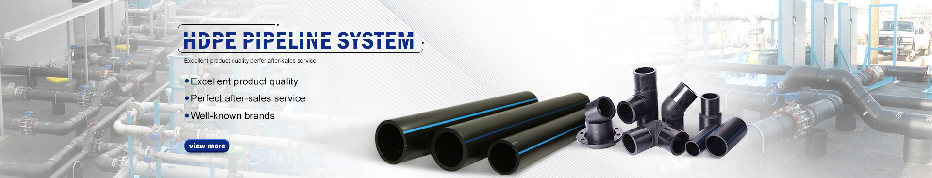 Tubulação HDPE (Poly Pipe) para drenagem de água de esgoto